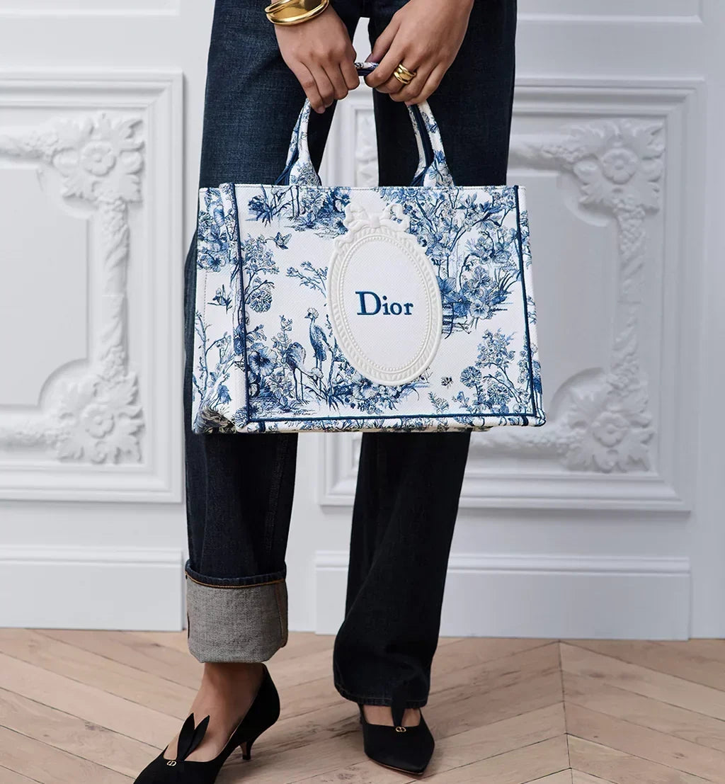 Medium Book Tote with Strap