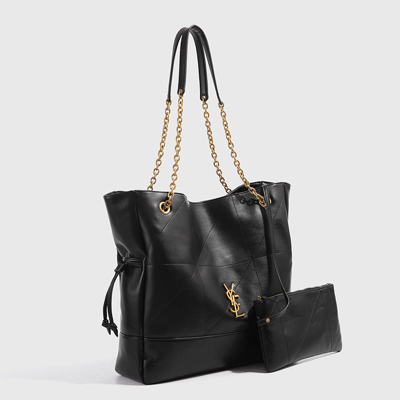 Jamie 4.3 large pochon leather Tote bag 34x10x33cm