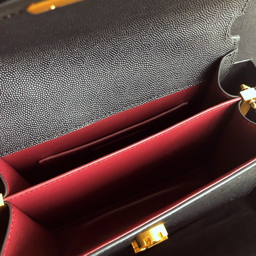 Cassandra Mini Top Handle Bag Black