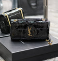 Jaime Patent Black Bag - 25x15x7.5cm