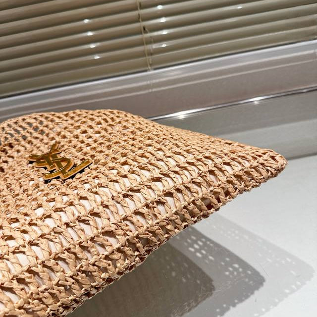 SAINT LAURENT Raffia tote Bag