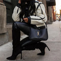 Saint Laurent Mini Le 5 ?¨´?? 7 Leather Hobo