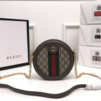 Ophidia mini GG round shoulder bag