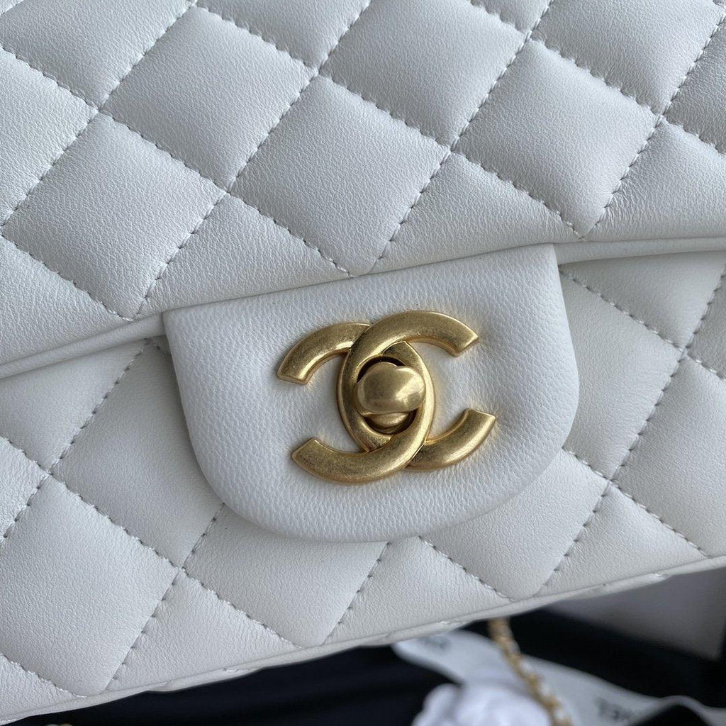Pearl crush Mini Flap Bag