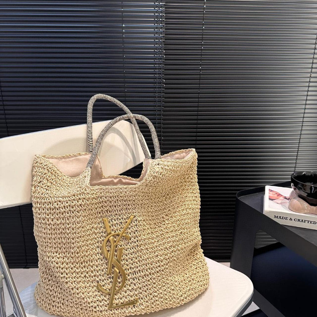 SAINT LAURENT Raffia Bag