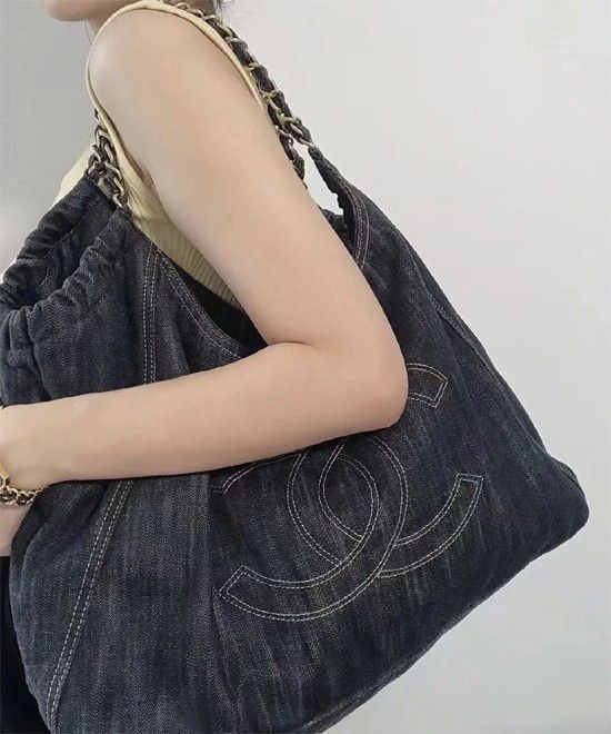 Large Capacity Denim Tote Bag