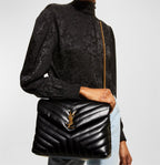 Saint Laurent Loulou Medium Chain Shoulder Bag