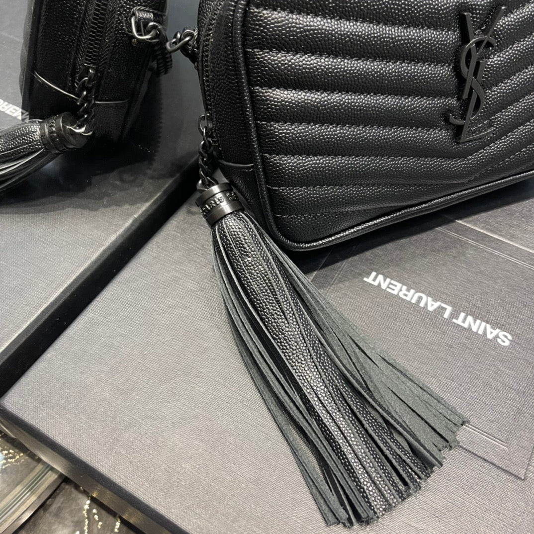 Loulou Mini Camera Bag 18cm Black