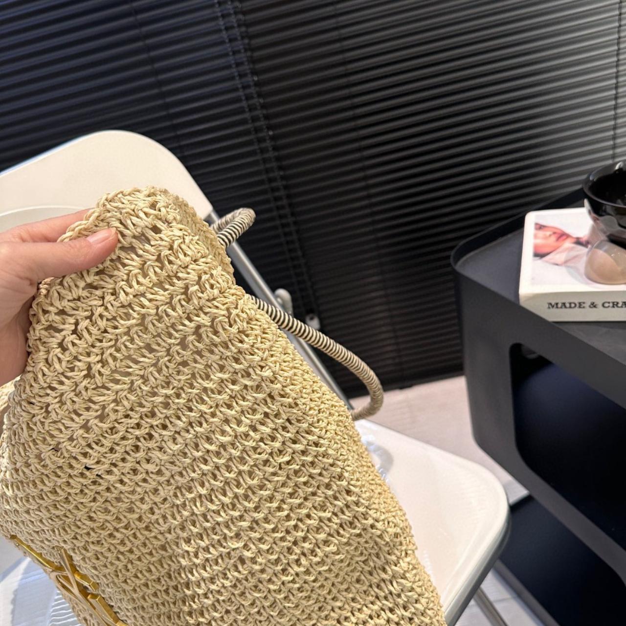 SAINT LAURENT Raffia Bag