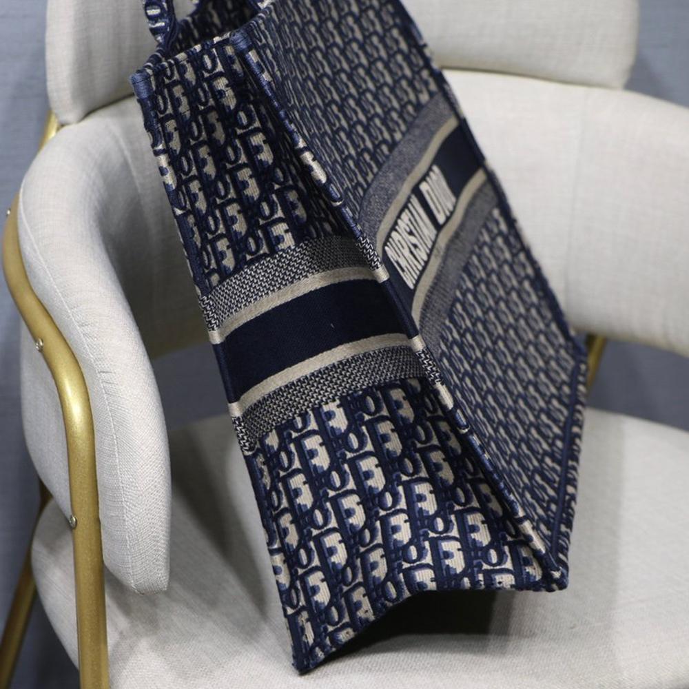 Book Tote Navy Blue