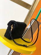 Loulou 20 Black Velvet  20x14x7cm