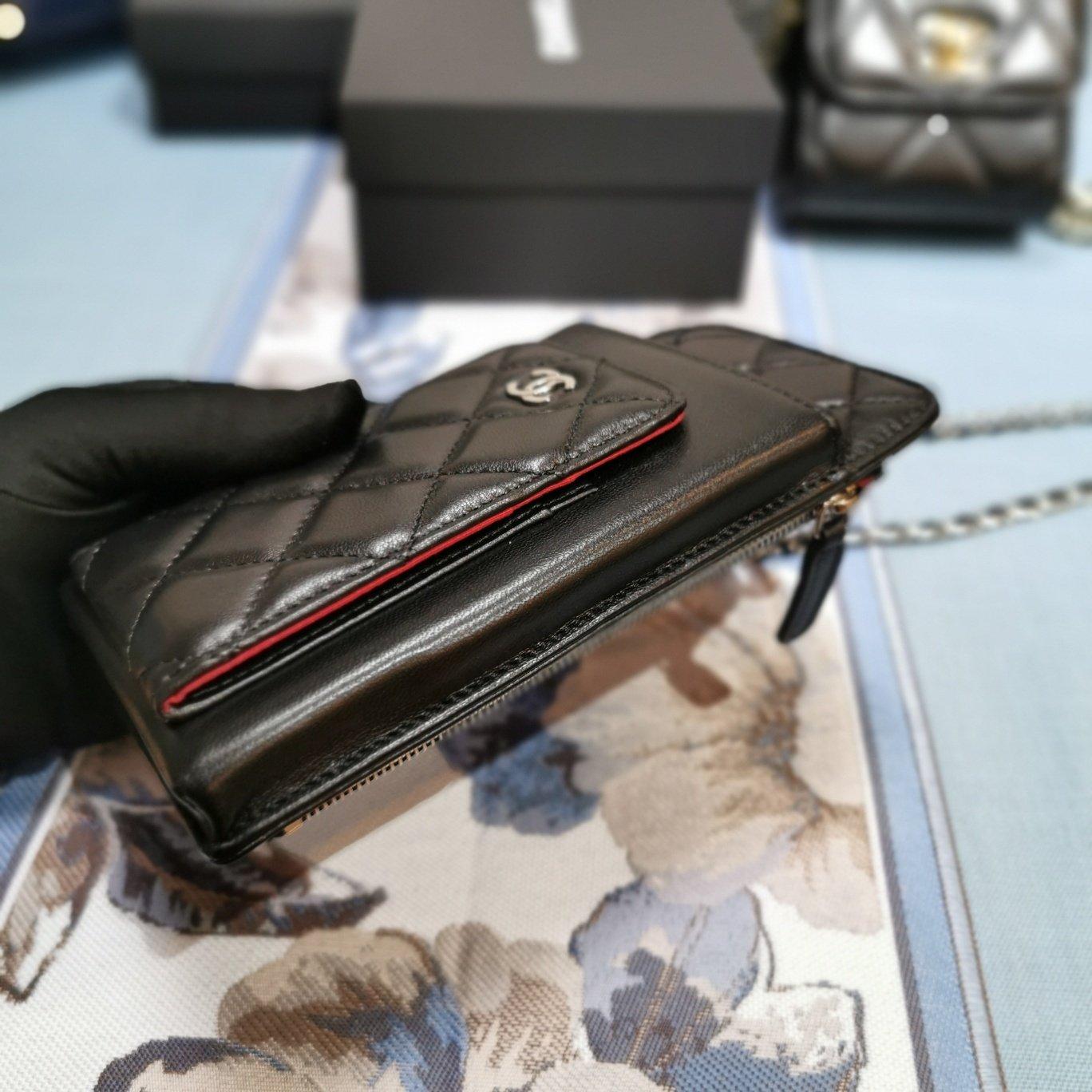 quilted phone holder wallet