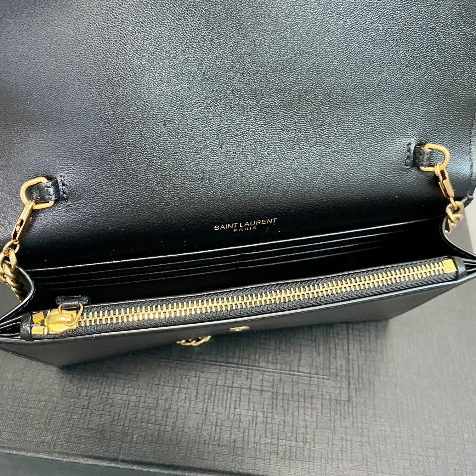 Cassandra Shoulder Black Bag - 19x12.5x3.5cm