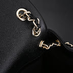 Duma Backpack  Black Quilted Lambskin with Gold-Tone Hardware (24A Collection)