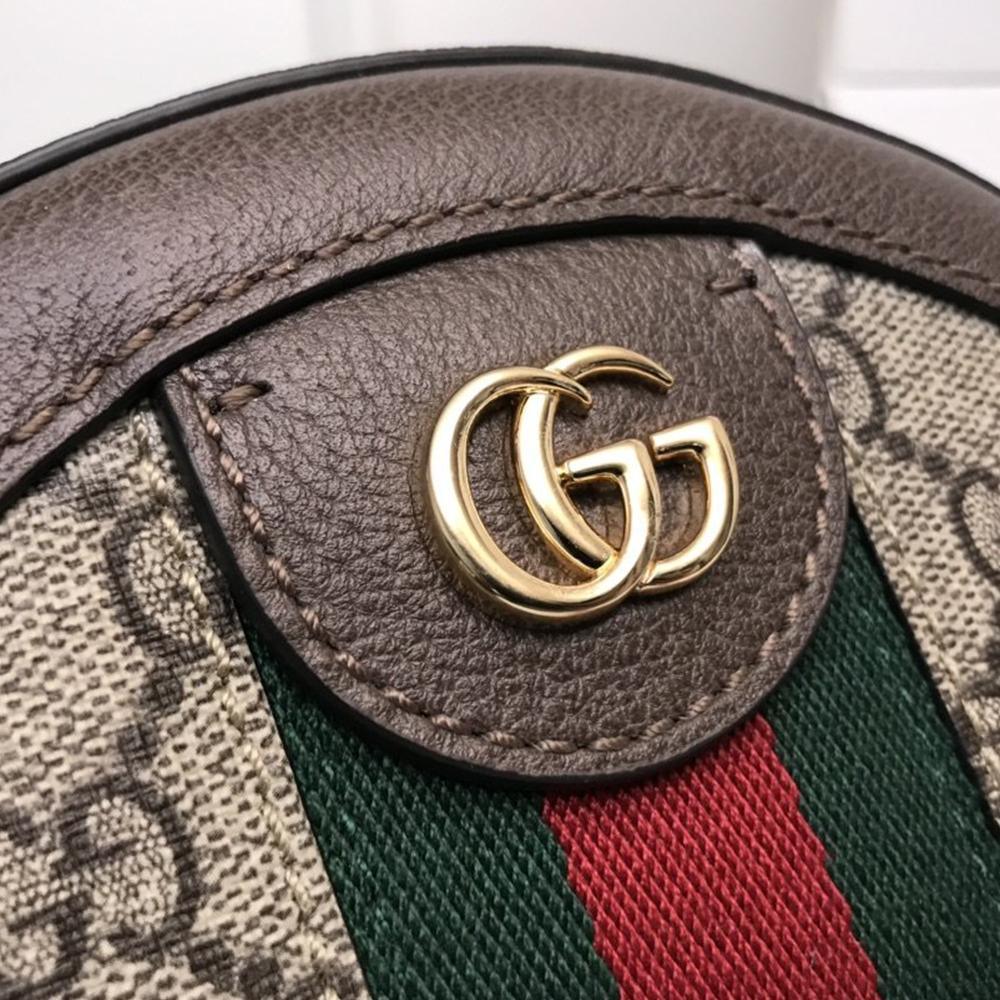 Ophidia mini GG round shoulder bag
