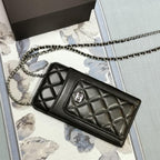 quilted phone holder wallet