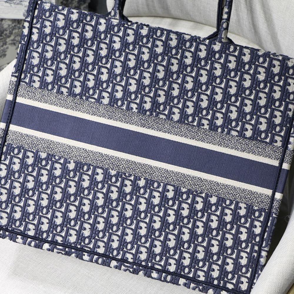 Book Tote Blue