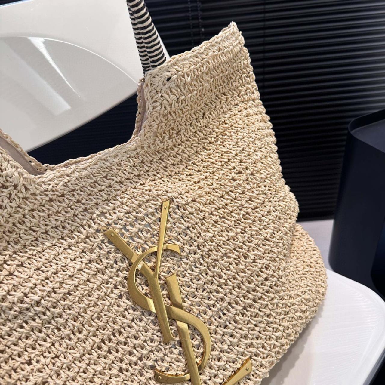 SAINT LAURENT Raffia Bag