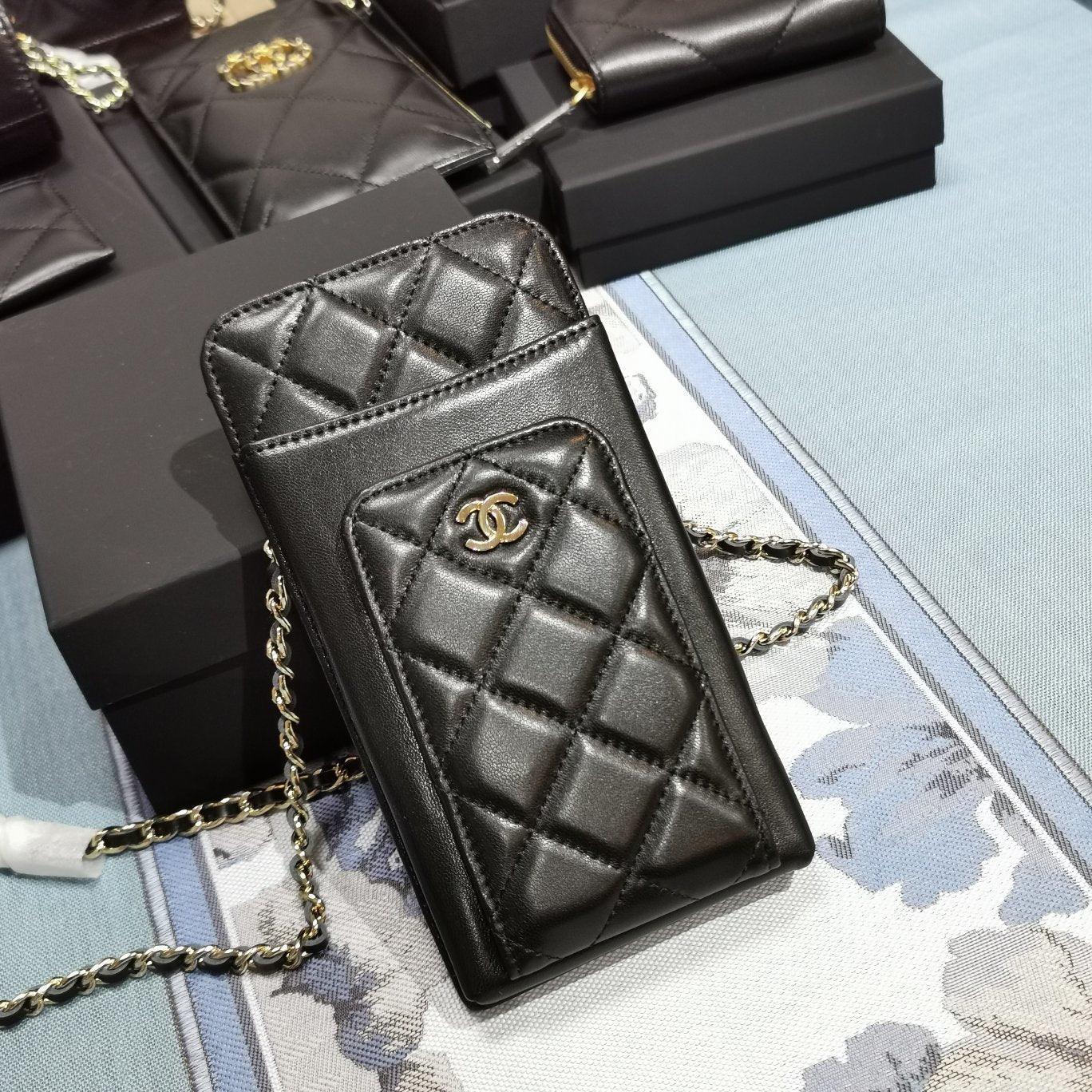 lambskin phone holder