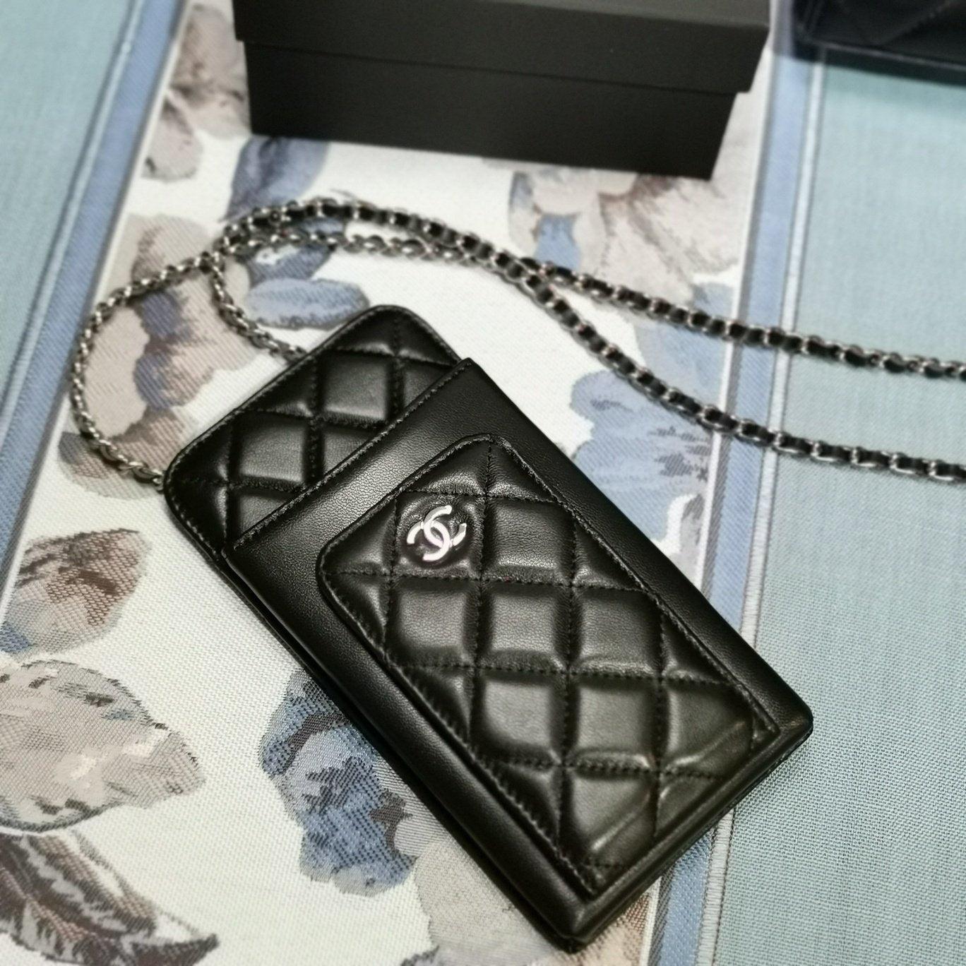 quilted phone holder wallet