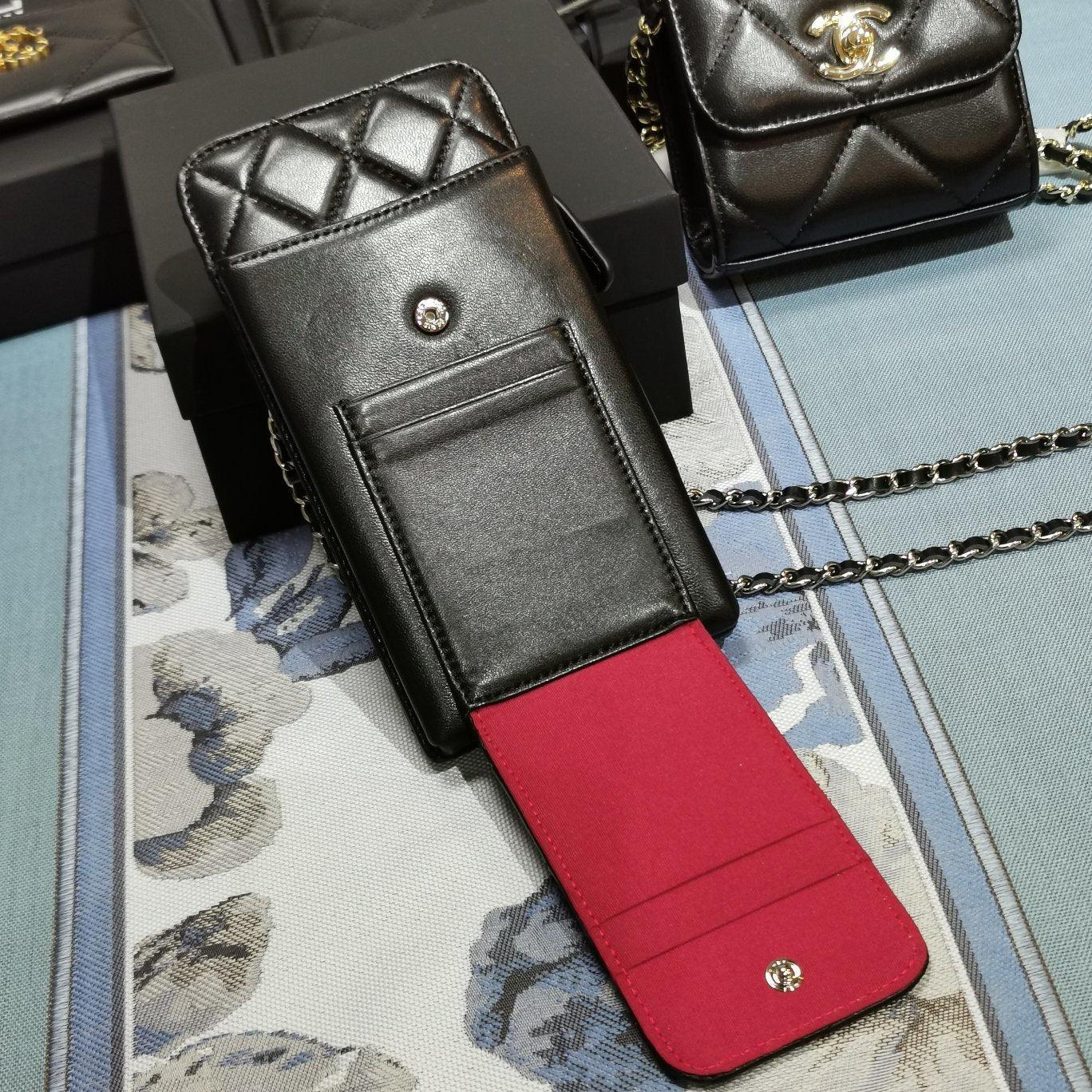 quilted phone holder wallet