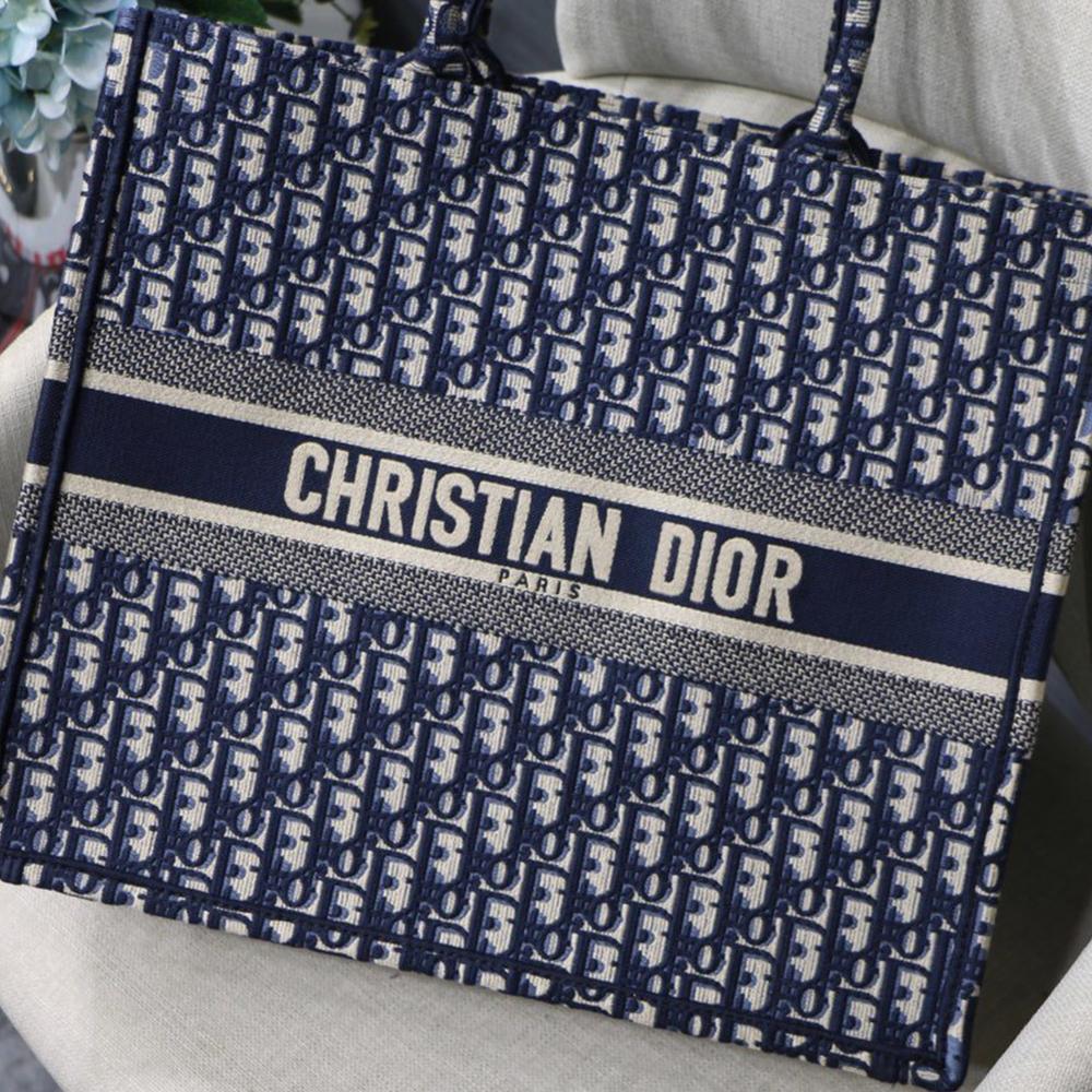 Book Tote Navy Blue