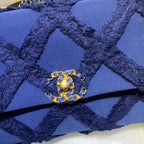 19 Denim medium Flap Bag