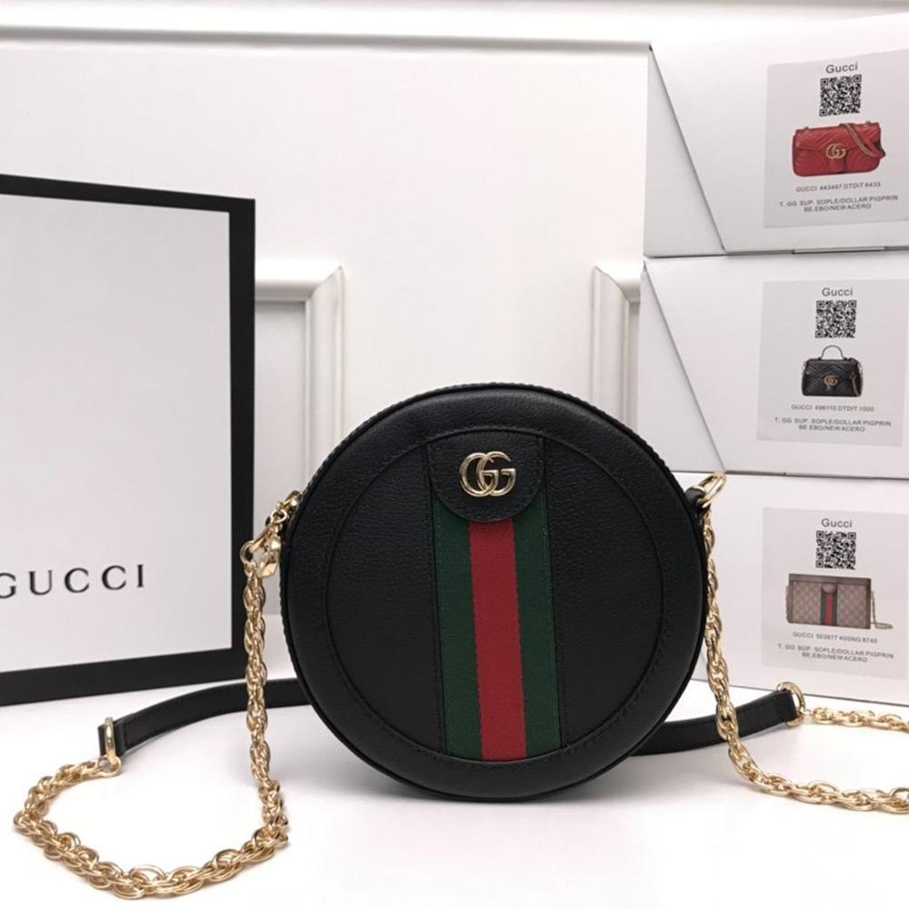 Ophidia mini GG round shoulder bag