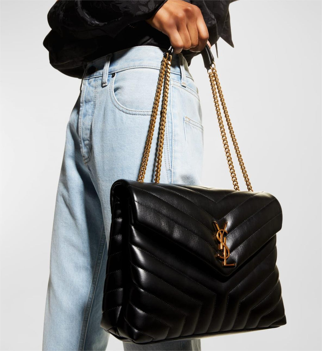 Saint Laurent Loulou Medium Chain Shoulder Bag