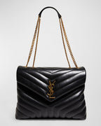 Saint Laurent Loulou Medium Chain Shoulder Bag