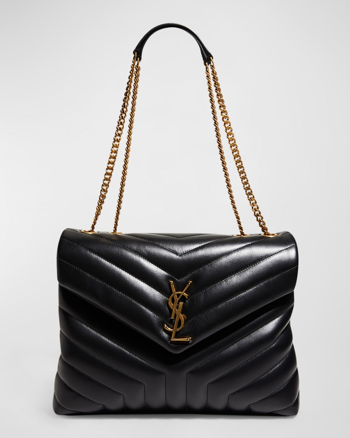 Saint Laurent Loulou Medium Chain Shoulder Bag