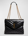 Saint Laurent Loulou Medium Chain Shoulder Bag