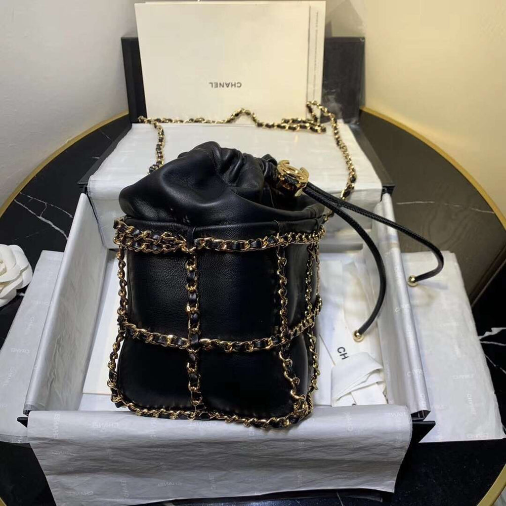 Bucket chain Drawstring Bag 2021