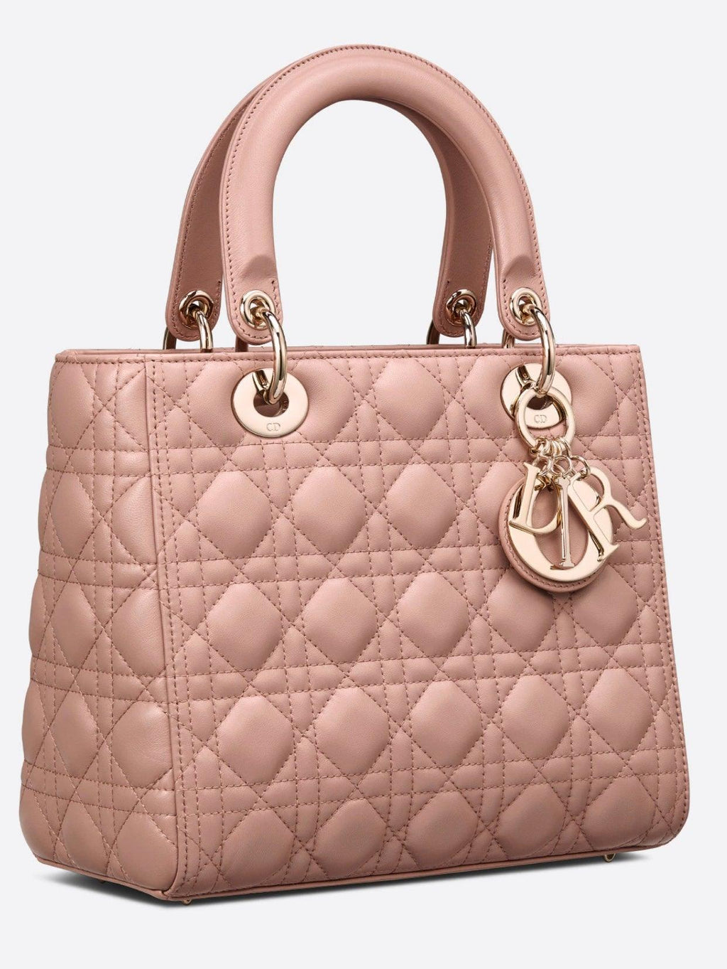 Medium Lady Bag Blush Cannage Lambskin