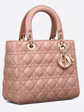 Medium Lady Bag Blush Cannage Lambskin