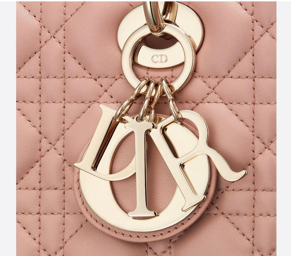 Medium Lady Bag Blush Cannage Lambskin
