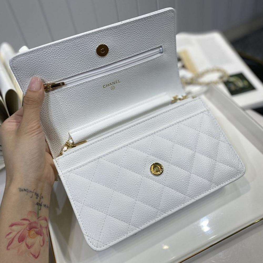 Caviar Wallet on chain Woc White